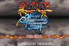 Yu-Gi-Oh! - World Championship Tournament 2004 Title Screen